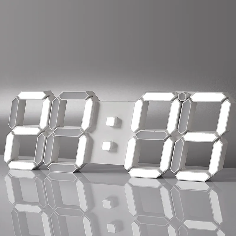 Orologio da parete grande soggiorno orologio da parete multifunzionale 3D con timer