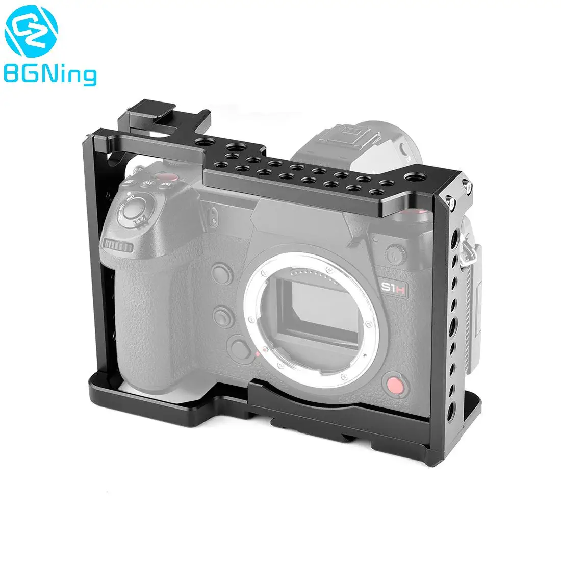 قفص الكاميرا تلاعب واقية لباناسونيك لوميكس DC-S1 S1 S1R S1H / لوميكس S5 الحذاء البارد جبل ل هيئة التصنيع العسكري ضوء تمديد حامل عدة