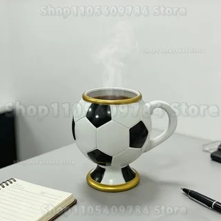 2026 new Soccer Ball Trophy Mug Stainless Steel Lined Coffee Cup for Football Fans Gift