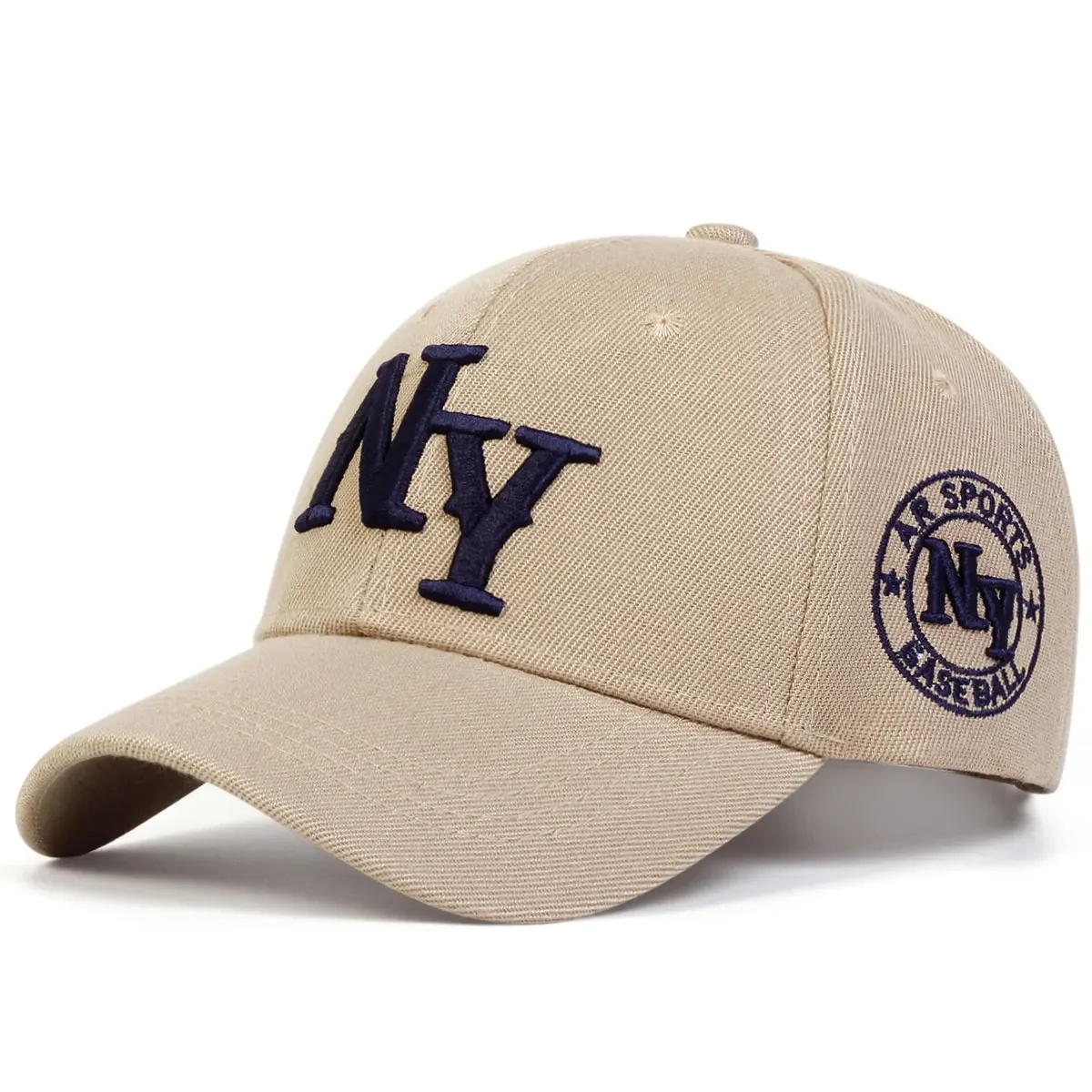 Unisex-Baseballmützen mit Buchstabenstickerei, für Frühling und Herbst, für den Außenbereich, verstellbare Freizeithüte, Sonnenschutzhut, Sportmütze