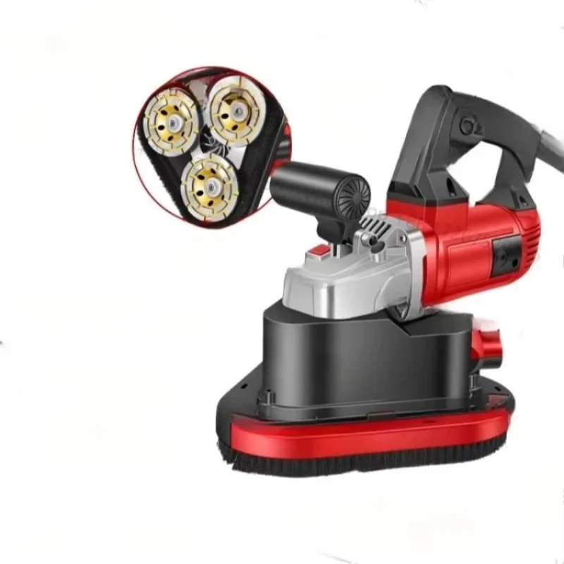 El amoladora eléctrica portátil de 220V y 4800rpm se utiliza para el pulido de suelo de epoxi de cemento
