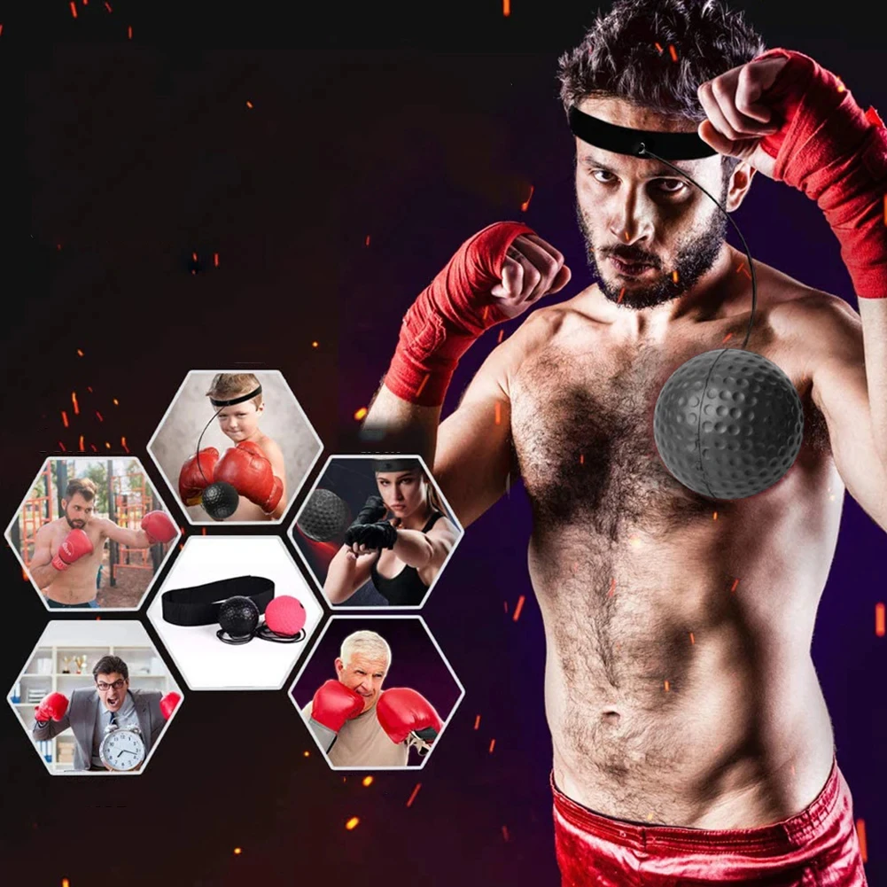 Box-Reflexball, Box-Trainingsball, Box-Geschwindigkeitsball, Schlagball für Hand-Auge-Koordination und Schlaggeschwindigkeit – Detail 3