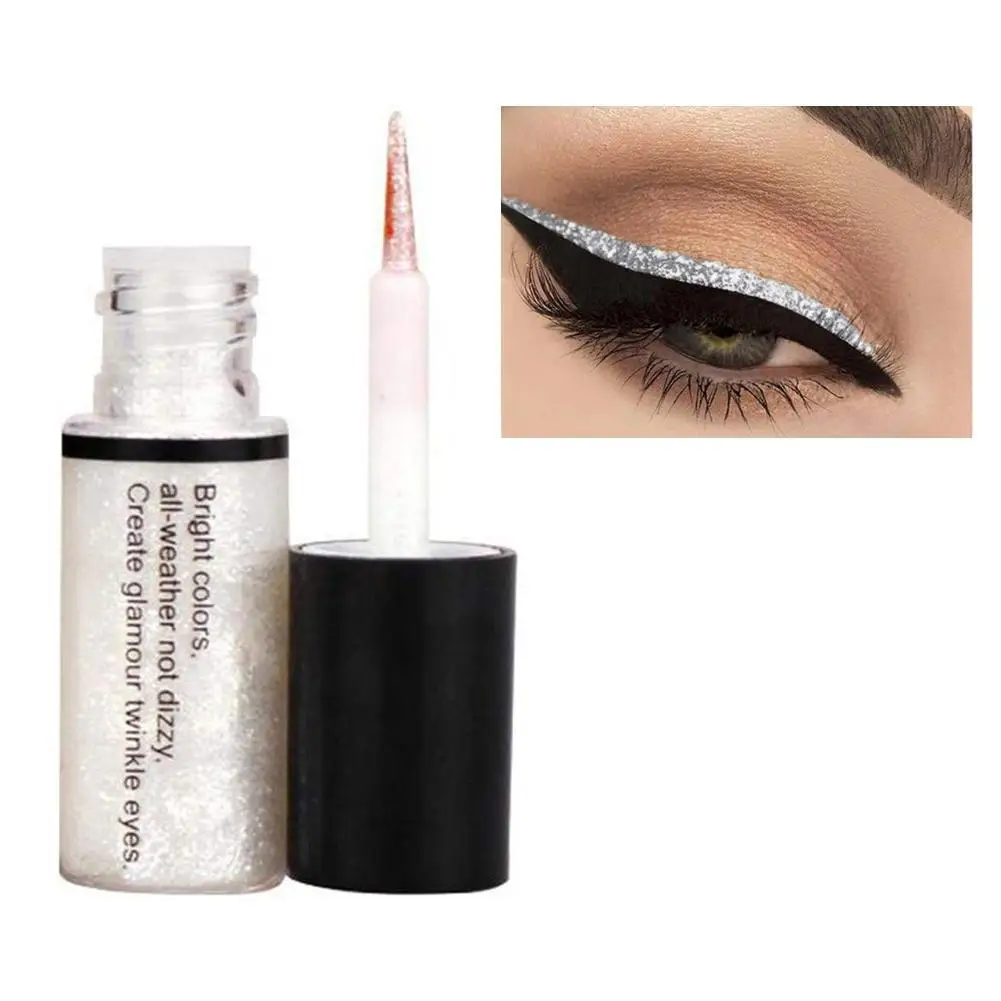 1pcs Charm Shine Eyeliner Liquid Pearl Gloss Shiny Eyeshadow Long Lasting Eye Shadow Liner Highlighter Pen Eyes Makeup Tools