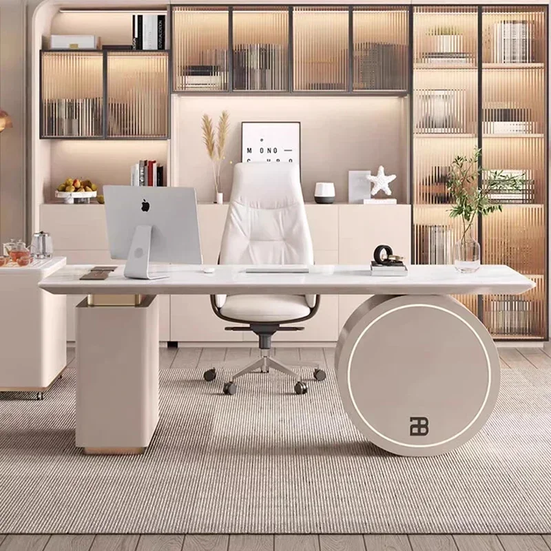 

Умный рабочий стол, беспроводное зарядное устройство, USB-концентратор, современная система управления кабелем, мебель Bureau De Direction