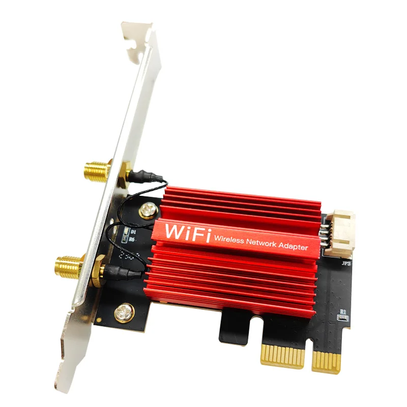 Imagem -02 - Placa de Rede sem Fio para pc Desktop Be200 Pcie Wi-fi Bluetooth 5.4 Tri Band 2.4g 5g 6g Win 10 11