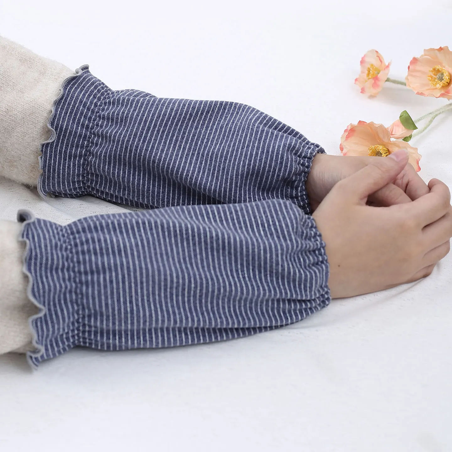 غطاء حماية نسائي فضفاض ومرن لدفء المنزل ومنع الأوساخ مناسب للكتابة والعمل في المكتب