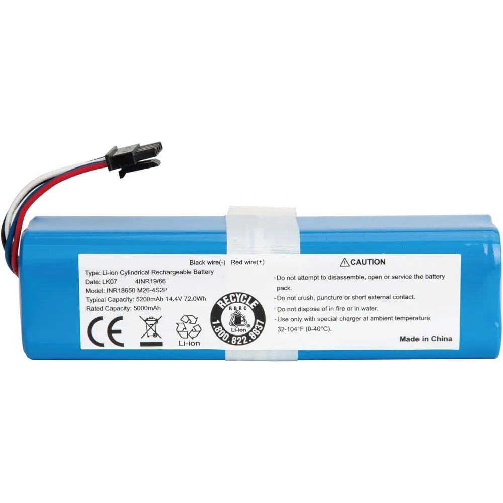 Nowa wymienna bateria 5200mAh/6800mAh do Eufy Robovac L70 L10 Hybrid, T2190, T2190G21, PNINR18650M26-4S2P