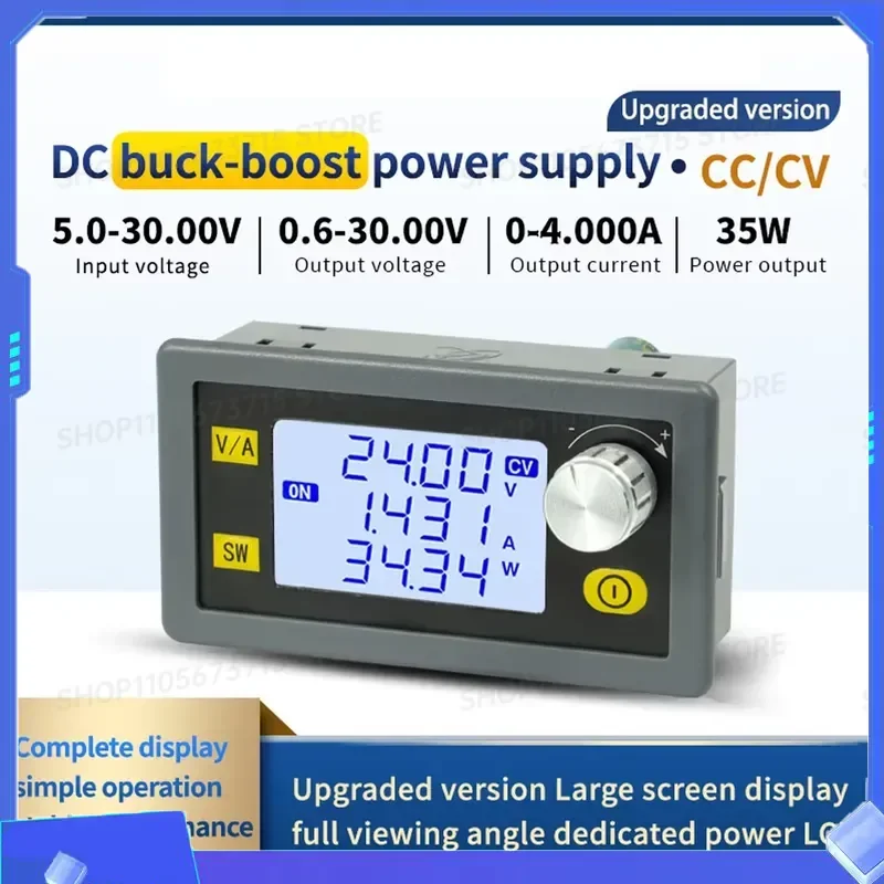 for FORSK35H Adjustable Regulated Power Supply Module CNC DC-DC Buck Boost Converter CC CV 0.6-30V 4A 35W Constant Voltage