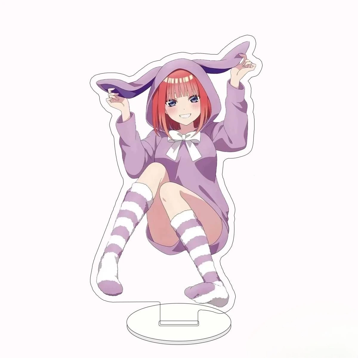 شخصية حامل أكريليك Quintuplets المثالية ناكانو ميكو ناكانو إيتشيكا لطيف الكرتون الأصالة النمذجة زخرفة سطح المكتب