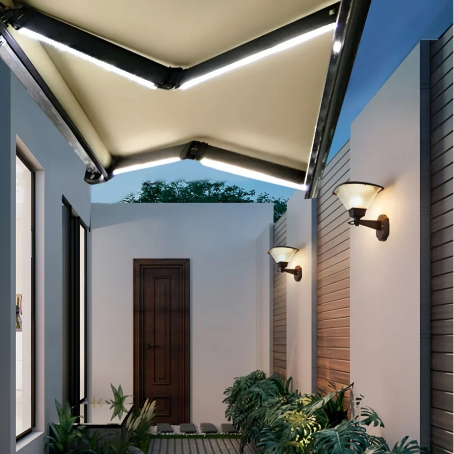 Front Door Shelter Telo Ombreggiante  Grill Shade Cloth Entrance Awning Toldos Plegables Outdoor Veranda Cover for Home Windows