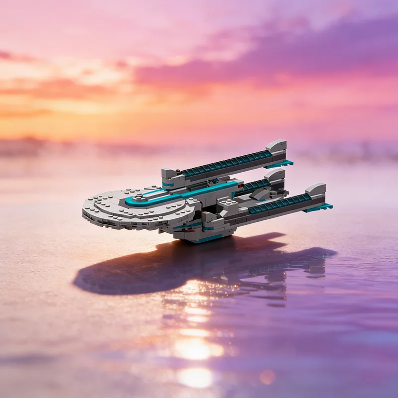 

591pcs MOC Space Nichter Class Excelsior Era Dreadnought Model Building Christmas Gift Blocks Construction Toy Idea Education