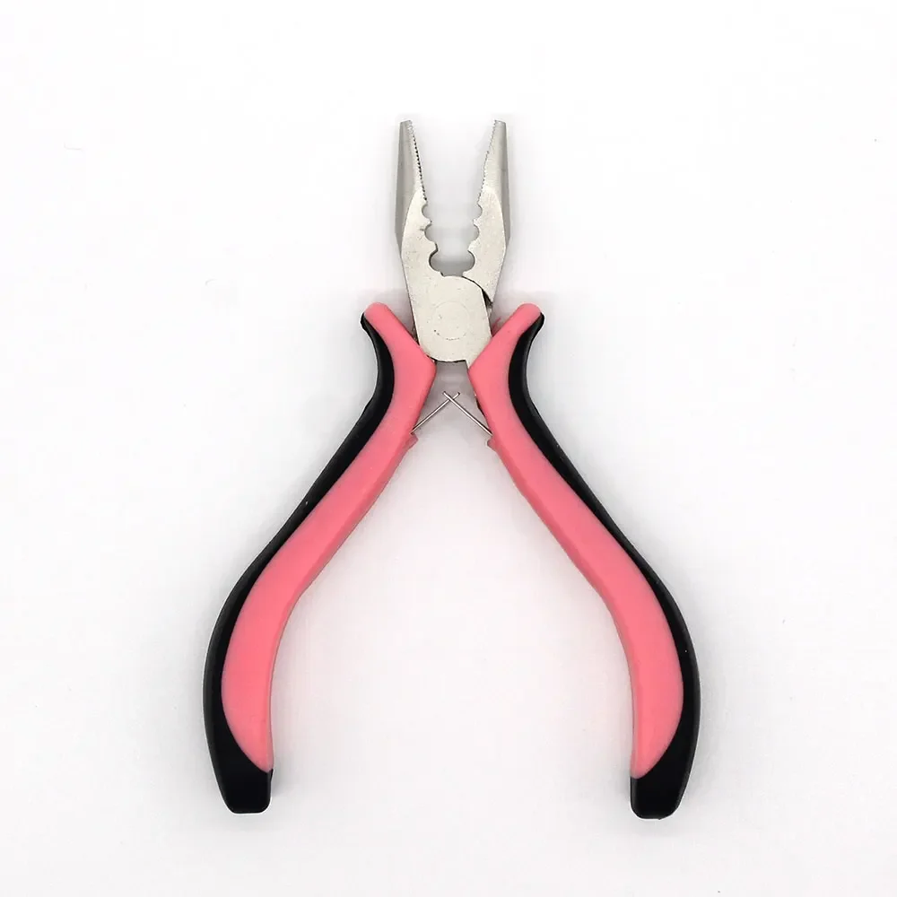 

9PCS Mini Hair Extension Plier with 3 holes Straight Tip Micro Nano Ring Hair Extensions Opener and Removal Tool