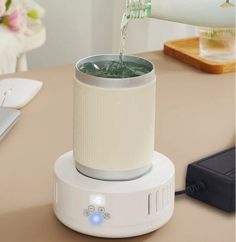 

New Portable Fast Cooling Cup Temperature Display Electric Hot and Cold Cup Quick Cooling Cup for Beer and Drink
