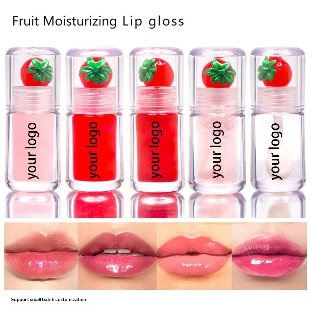 Private Label Custom Logo Vegan Makeup Moisturizing Hydrating Lip Oil Clear Plumping Lip Gloss Shiny Lip Care Wholesale
