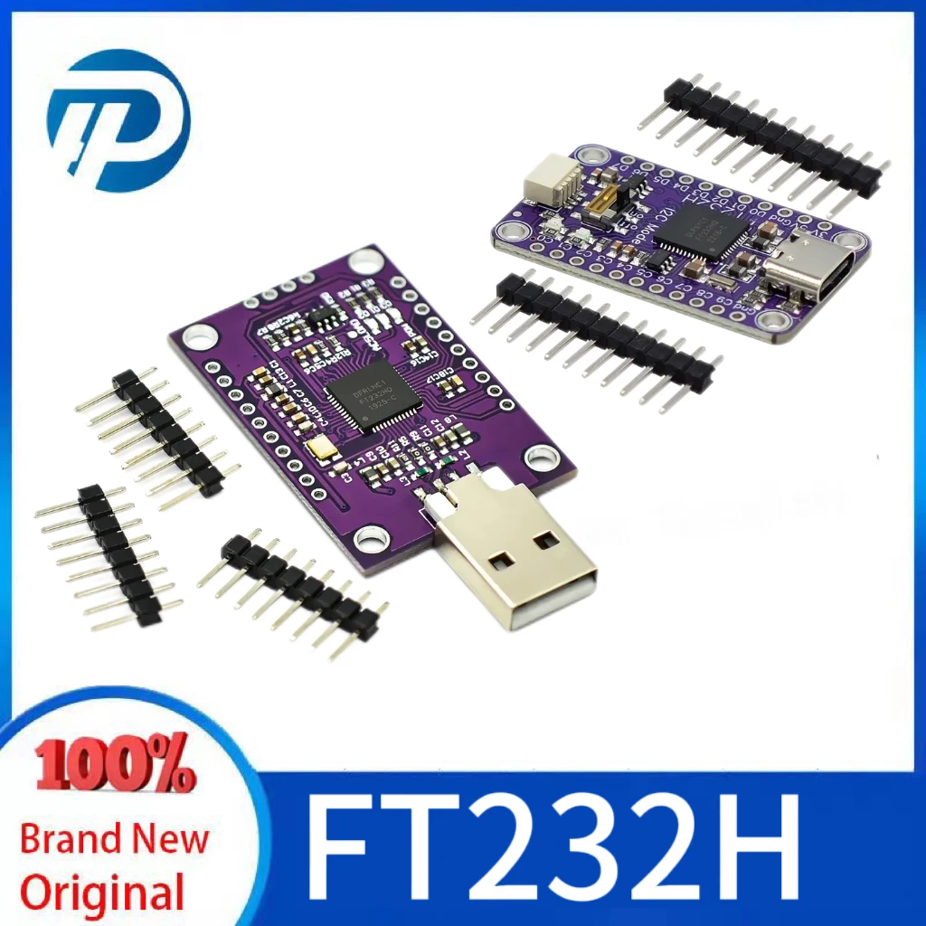 1PCS MCU FT232H Multifunction High-Speed USB to JTAG UART/ FIFO SPI/ I2C Module