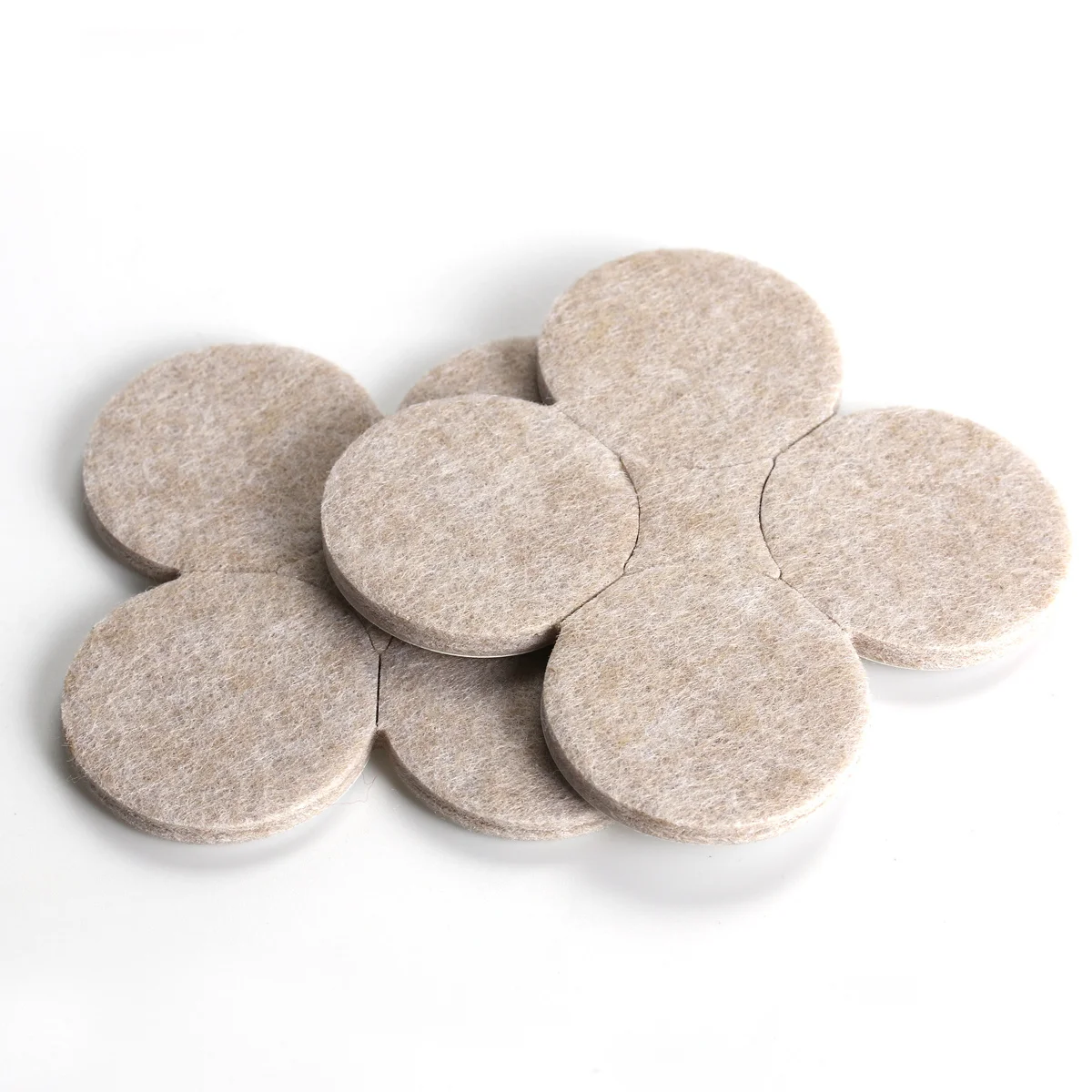 8 шт. круглые фетровые подушечки, защита для пола для стульев, столов, мебели, сверхмощная защита от царапин, диаметр 4 см, круглые фетровые подушечки