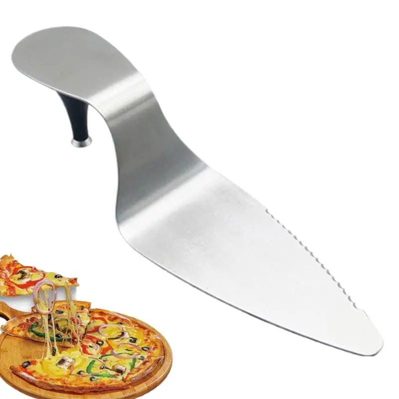 Kuchenspatel zum Servieren von Desserts, Spatelschneider, Küchenbesteck, Pizzaspatel mit ergonomischem Griff für Kuchen, Kuchen, Pizza, Desserts