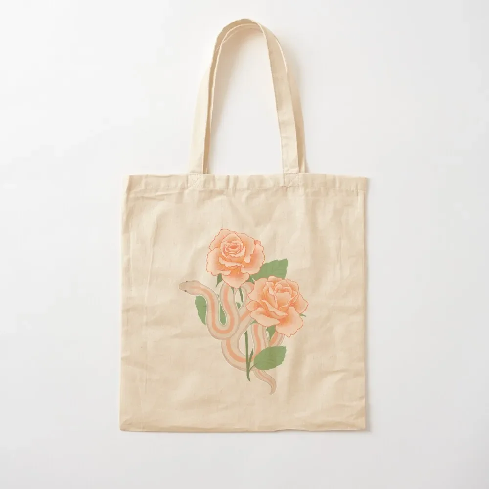 

Rosy Boa and Roses Tote Bag shopper bags for women Custom bag Tote Bag