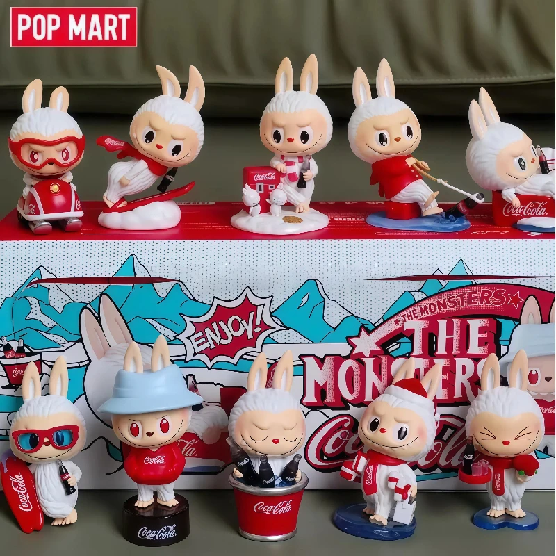 صندوق أعمى أصلي من سلسلة Pop Mart Labubu Happy - ديكورات عصرية لسطح المكتب ألعاب عصرية قابلة للجمع لهدايا مفاجئة