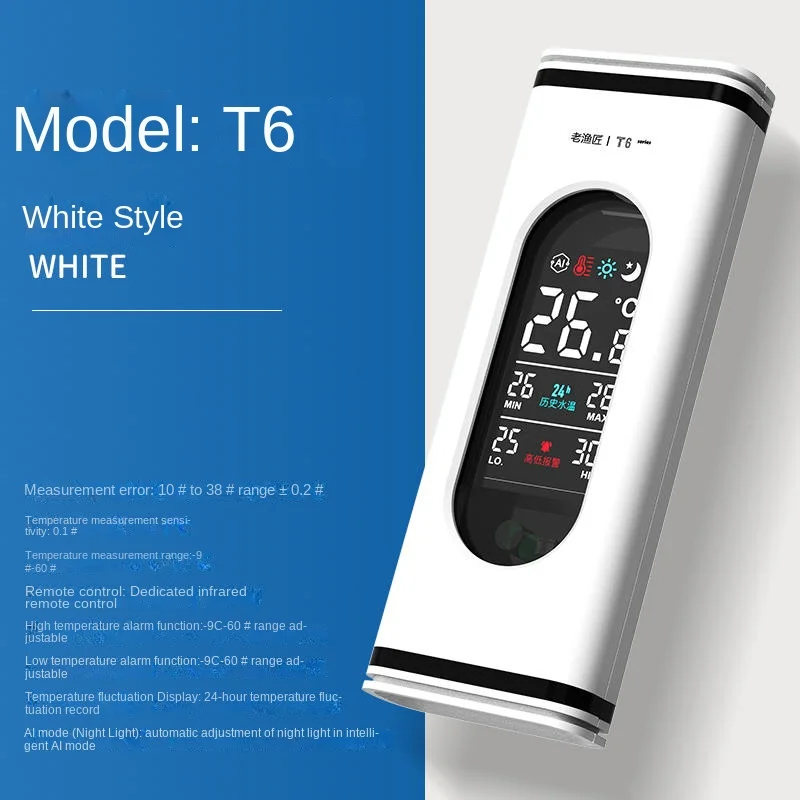 Fish Tank Electronic Thermometer High-precision Digital Display Aquarium Temperature Measuring Water Temperature Inside The Tank image 3