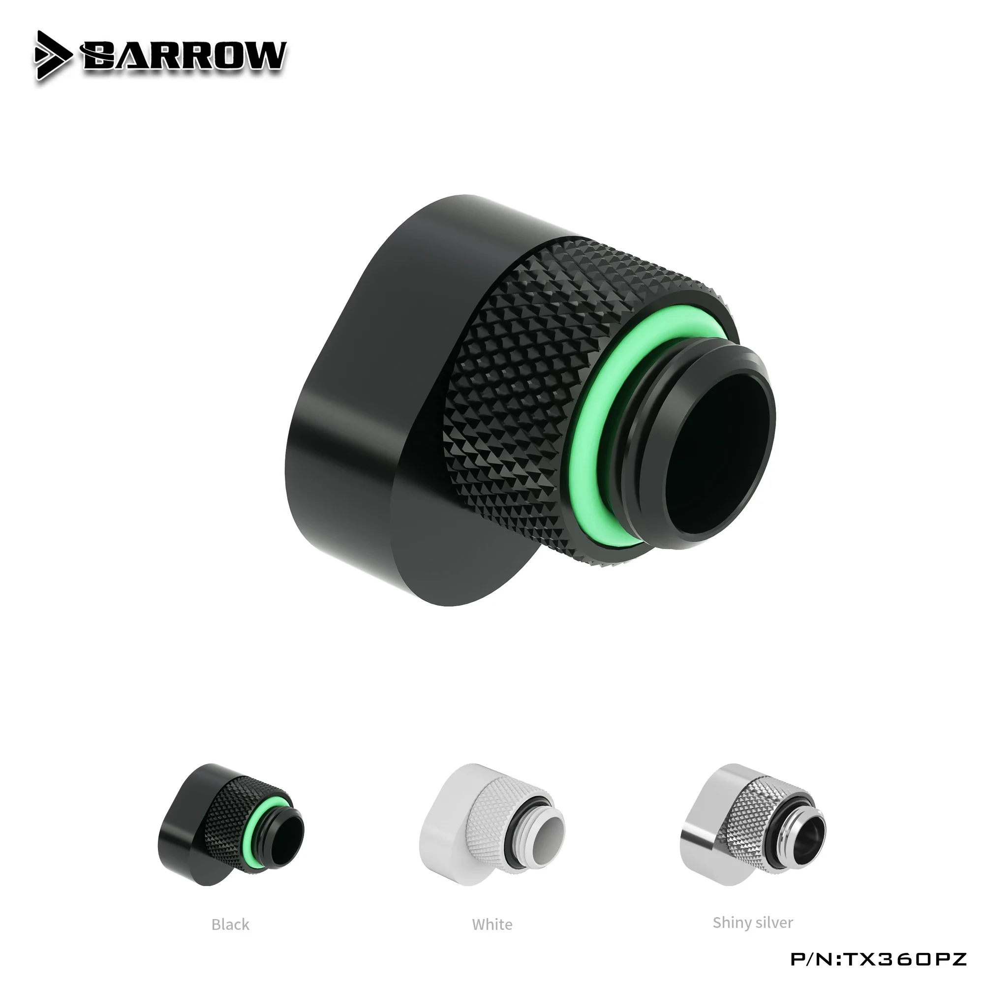 

Barrow TX360PZ,360 Degrees Rotary Offset Fittings,G1/4 6mm Male To Female Extender Fittings