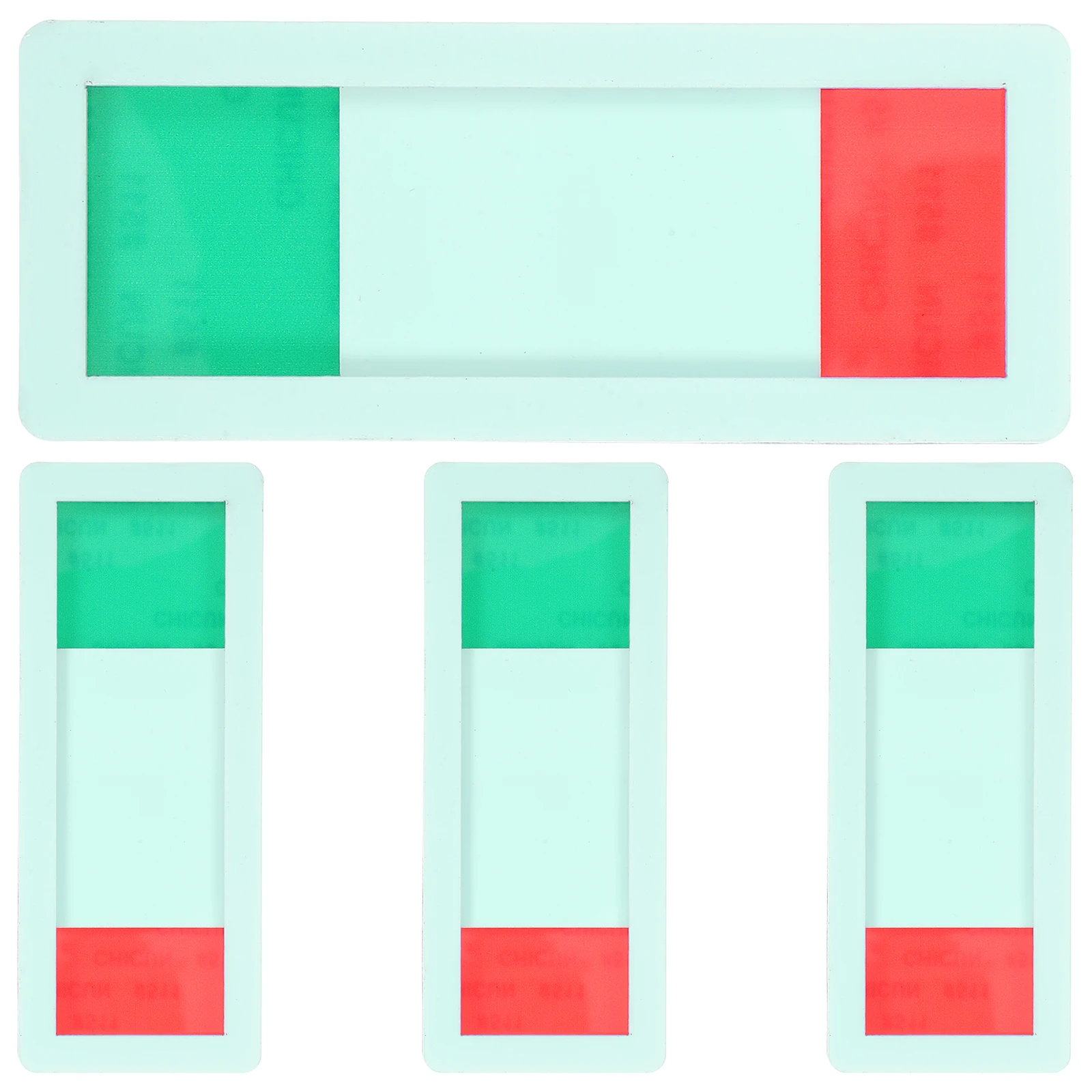 

4pcs Acrylic Privacy Door Sign Occupied Indicator Room Sign for Office Meeting Vacant Slider Strong Adhesive Easy