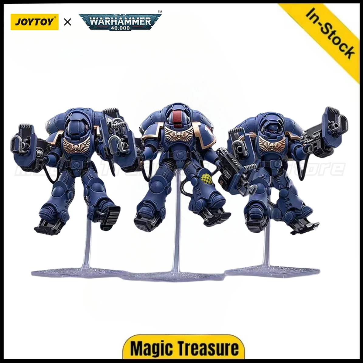 【Na stanie】JOYTOY 1/18 Figurka akcji Warhammer 40K Ultramarines Primaris Inceptors Model zabawka prezent