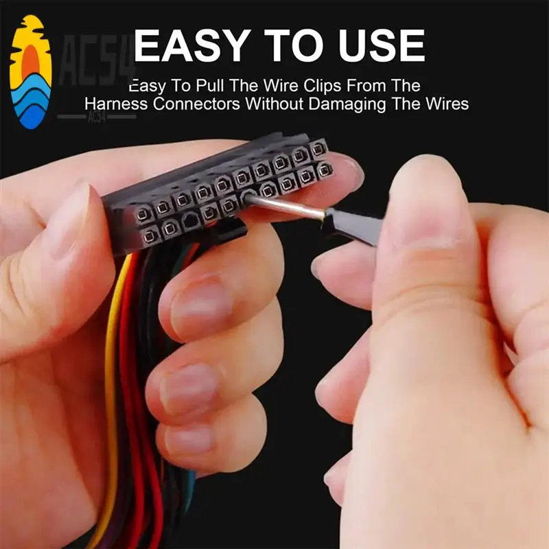 

AC54-30 шт., инструмент для удаления автомобильных клемм, съемник, автонабор, комплект для мотоциклистов, инструмент для ремонта автомобилей, разборка автомобильных клемм, легко U