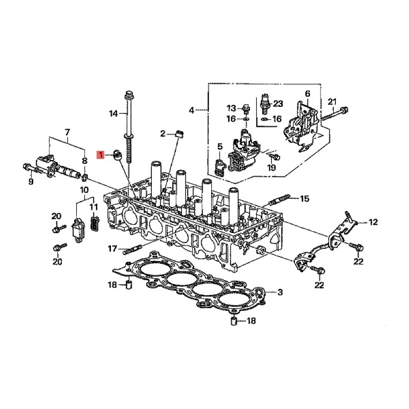 Suitable for 2004 Ho nd aF it Od ys se yC iv ic Fe ng fa nC la ss ic Ac co rd Valve oil seal Inlet valve oil seal