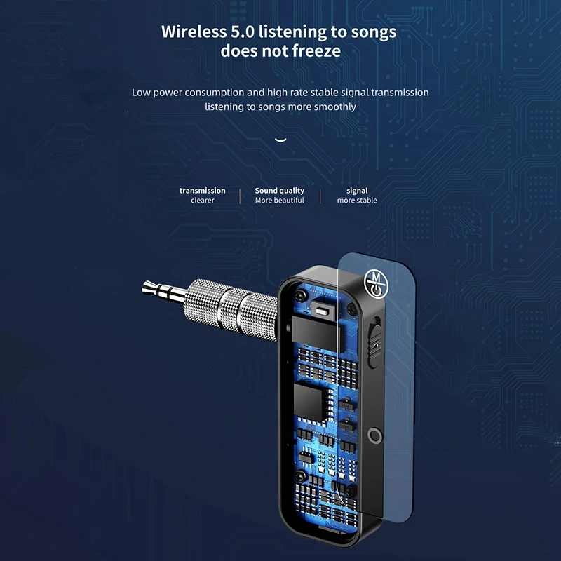 【Superdeals】جهاز استقبال بلوتوث C28، محول بلوتوث AUX 5.0 لمكبرات الصوت السلكية/سماعات الرأس/جهاز العرض/التلفزيون/السيارة/الكمبيوتر
