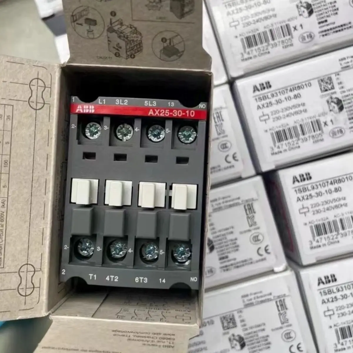 10139483 AX25-30-10-80*220-230V50Hz/230-240V60Hz 1SBL931074R8010 Contactor
