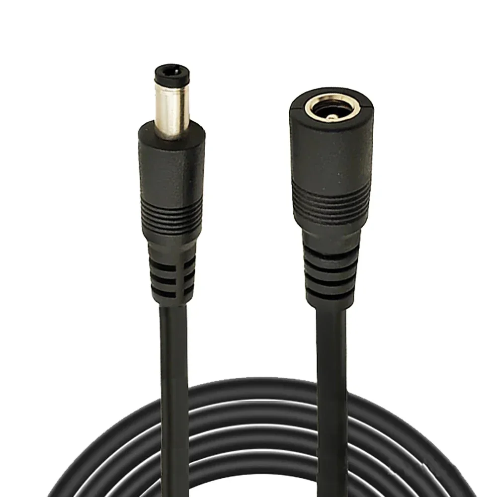 10m 5m 3M 2m 1m 5.5 x 2.1mm DC Power connector Jack Adapter lead cord 12v cable DC female Male extension external Plug