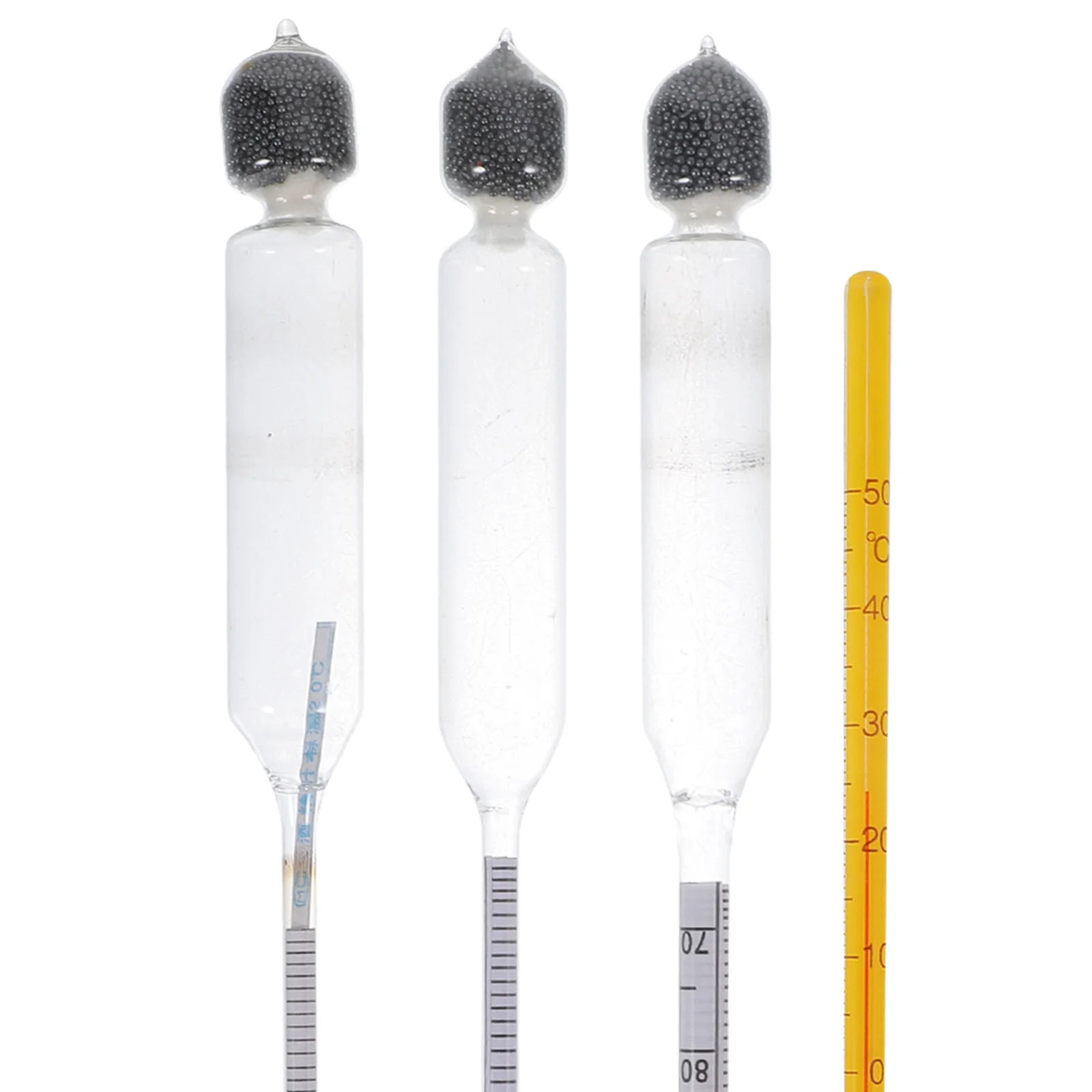 Alcohol Meter Brewing Kit Glass Hydrometer for Paper Tester Thermometer