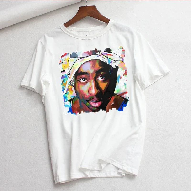 Tupac 2pac RAP Hiphop Rock T Shirt Women Female Hip Hop Female Clothes Tshirt Harajuku Casual T-shirt,Drop Ship