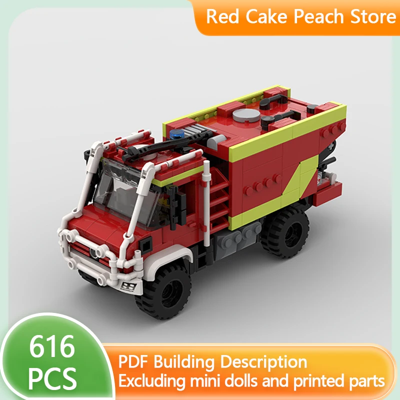 

City Car Model MOC Building Bricks Speed Champion Forest Firetruck Modular Technology Gifts Holiday Assemble Children Toys Suit