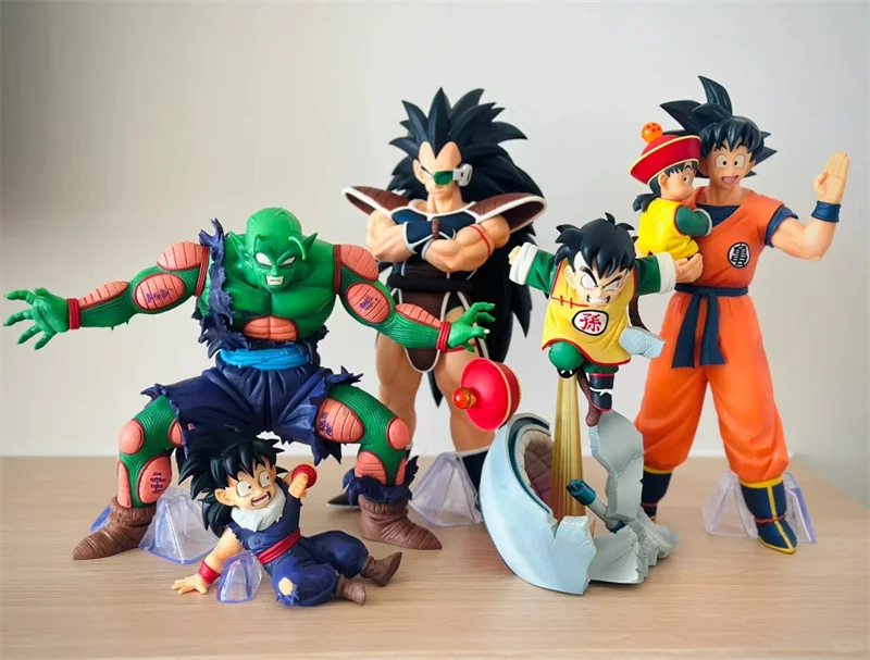 

Dragon Ball Bandai Original Ichiban Kuji Raditz Goku Gohan Piccolo Vegeta Cell Anime Action Figure Pvc Collection Model Toy Gift