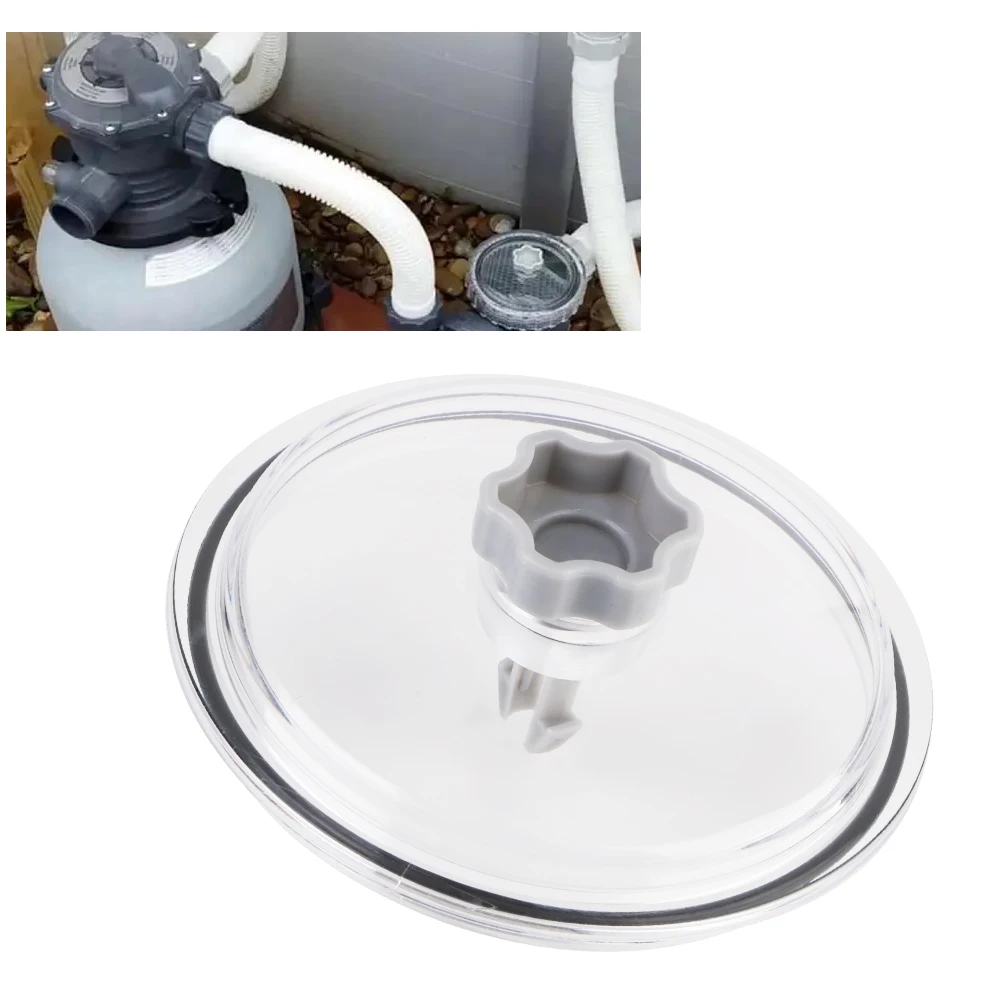 Equipado con válvulas y juntas tóricas, filtro de tanque de arena, cubierta de válvula de drenaje, cubierta de bomba de piscina para Intex SF 151110 ECO15110 SF80110-1