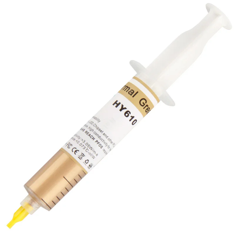 HY410/510/610 30g silicon thermal paste heat transfer lubricant CPU GPU chipset notebook computer refrigeration injector