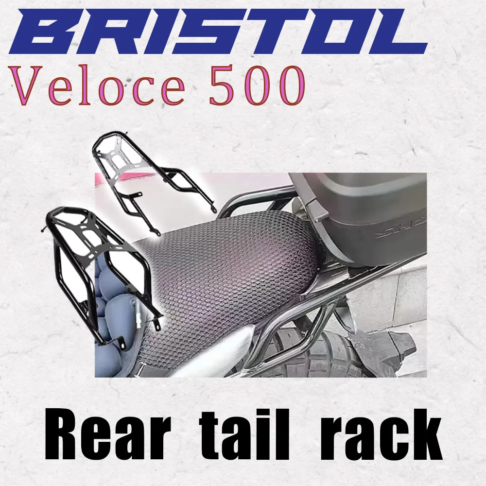 

NEW Retro For Bristol Veloce 500 Rear Seat Rack Bracket Luggage Carrier Cargo Shelf Support Fit Bristol Veloce 500