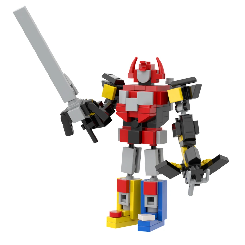 MOC Red Powers Rangers Brickheadz Bouwstenen Model Groene Ranger Megazords Dragonzords Bricks DIY Gemonteerd Speelgoed Kids Gift