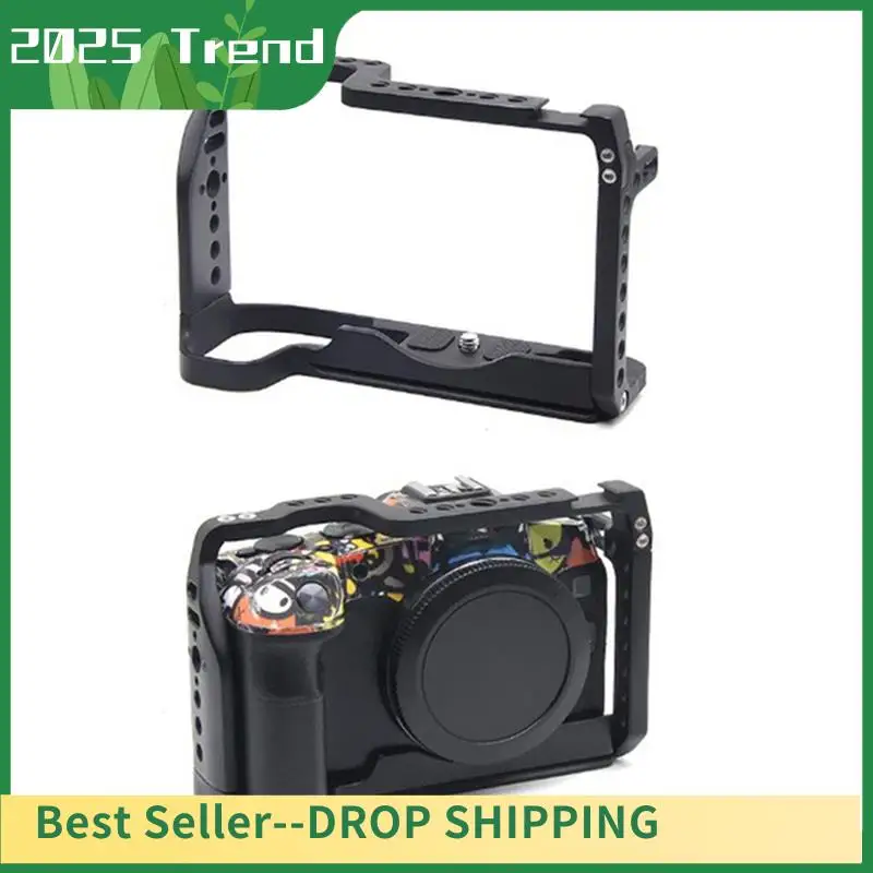 

Top Deals Metal Protective Frame Black Aluminum Alloy 14.9X3.8X9.9Cm For DSLR Camera Cage Canon EOS RP