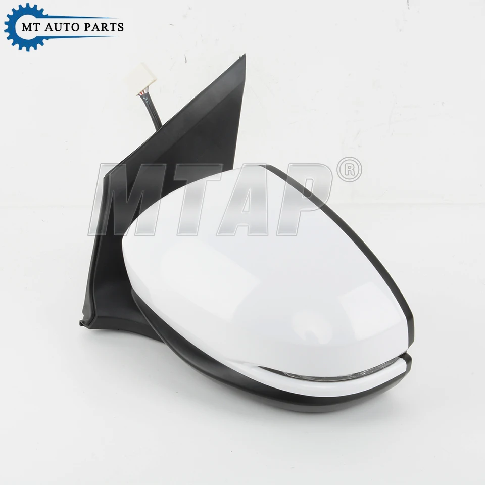 MTAP Outer Rearview Side Mirror Assy For HONDA CITY GM6 2015 2016 2017 2018 3-PINS Without LED / 5-PINS With LED Light