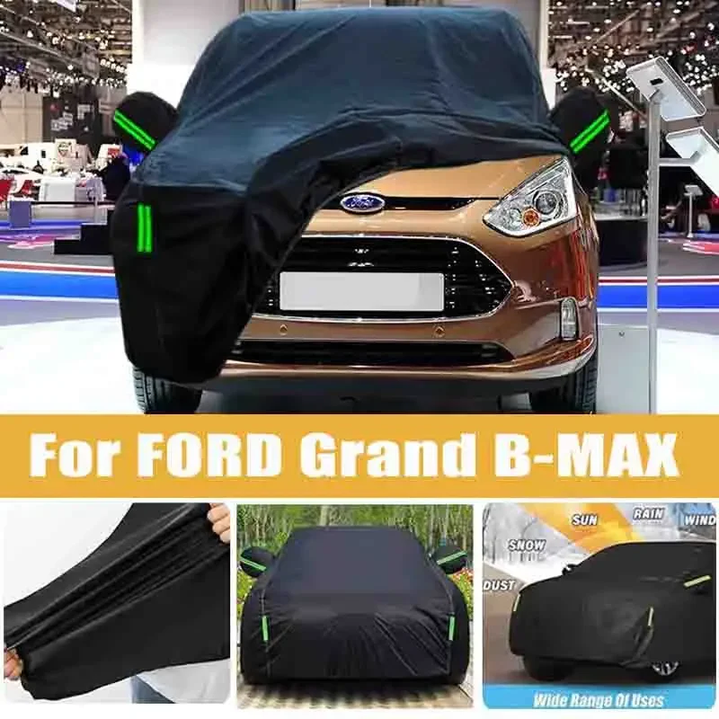 

For FORD Grand B-MAX Full Car Cover Four Seasons Outdoor Sun Anti UV Rain Snow Dust Protection Oxford Cloth Accessories