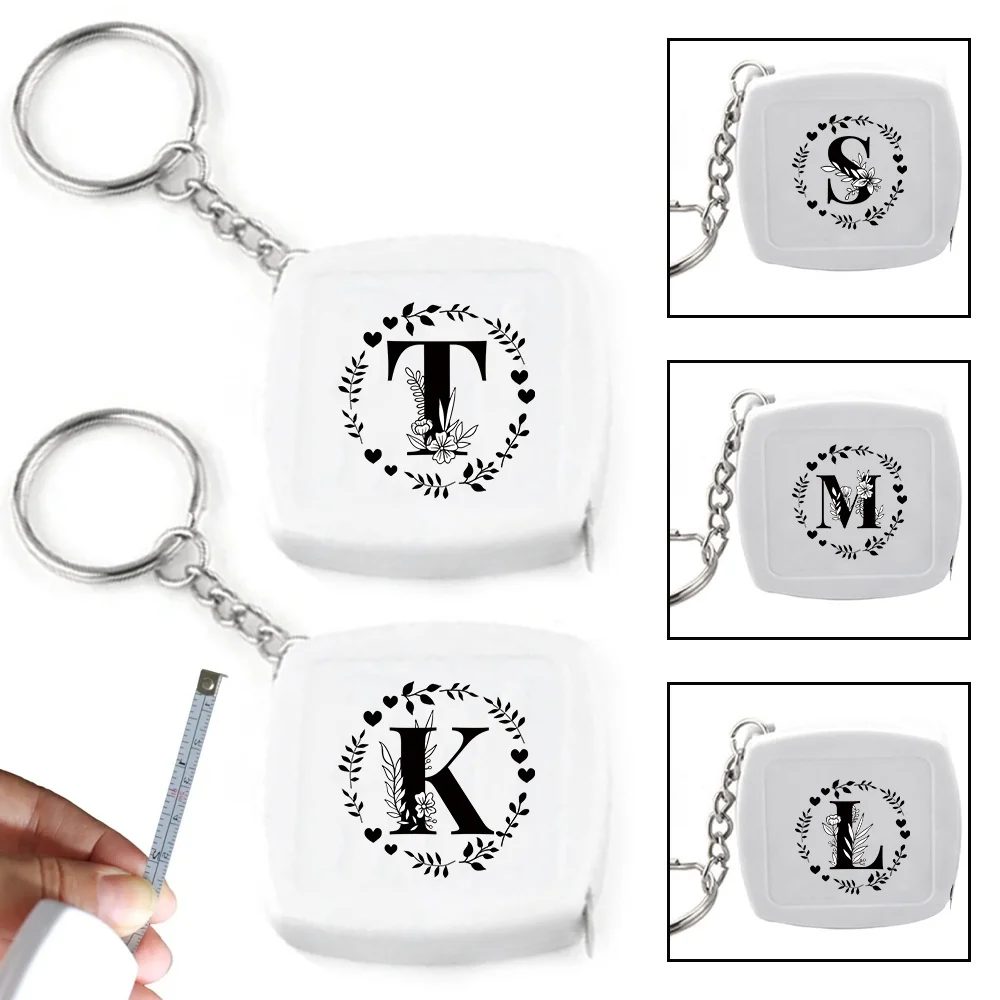 

Thick Shell 2m Tape Measure Retractable Tape Measure Portable Double Scale Body Cloth Measuring Tool Garland Letter Pattern