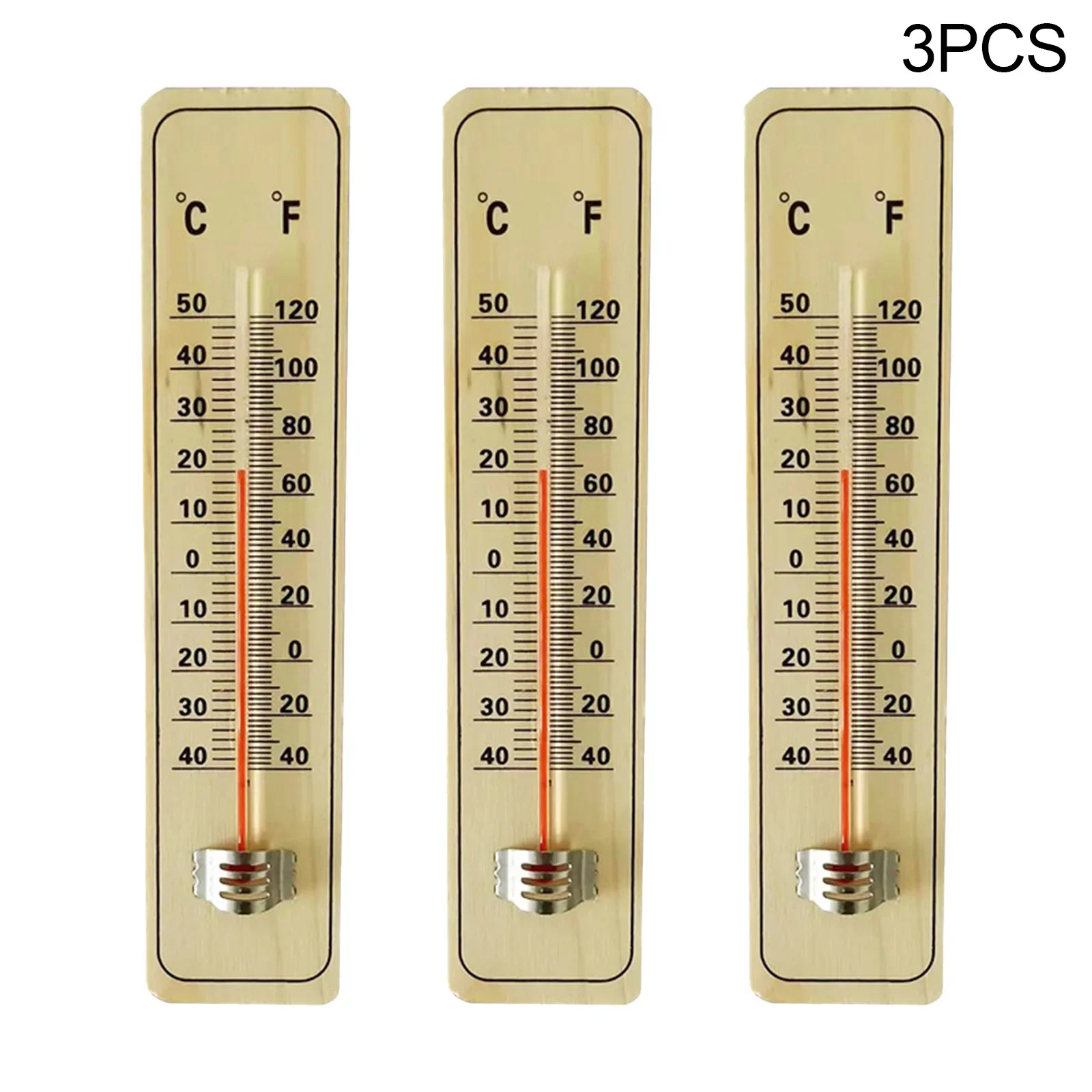 High-Quality Wooden Thermometers For Indoor And Outdoor Use - Get Accurate Readings In Celsius And Fahrenheit!