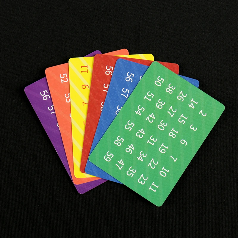 The Calculation Card Number Age Test Cards Heart Communication Mathematics Close-up Magic Tricks Professional Guess Number Prop
