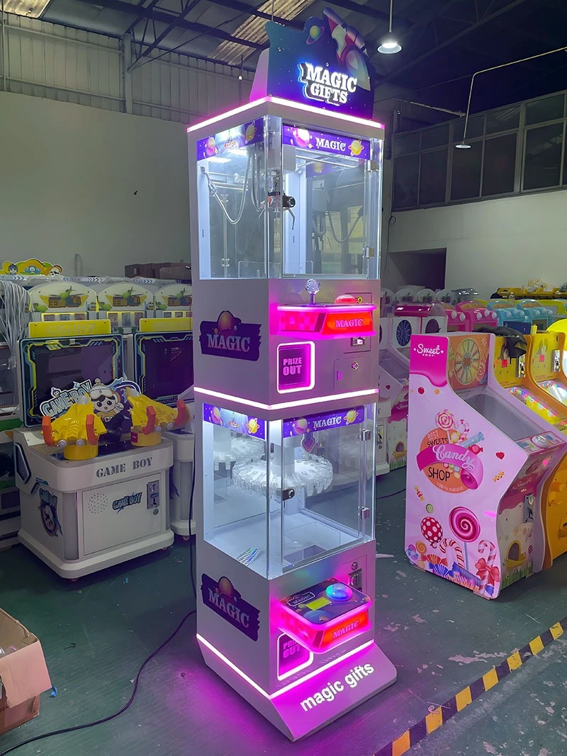 Grab the gift machine, coin-operated scanning code boutique game machine, commercial grab doll machine, clip machine in one.