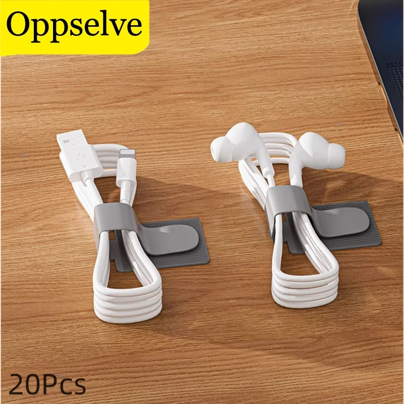 Reusable Magic Cable Ties Fastening Wire Organizer Cord Rope Fixer Self Adhesive Adjustable Cord Organizer Strap Desk Management