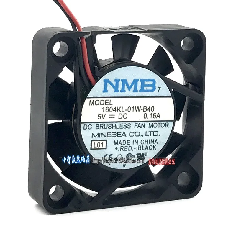 الأصلي 1604KL-01W-B40 5V 0.16A 4010 40*40*10 مللي متر جديد مروحة التبريد المبرد #2