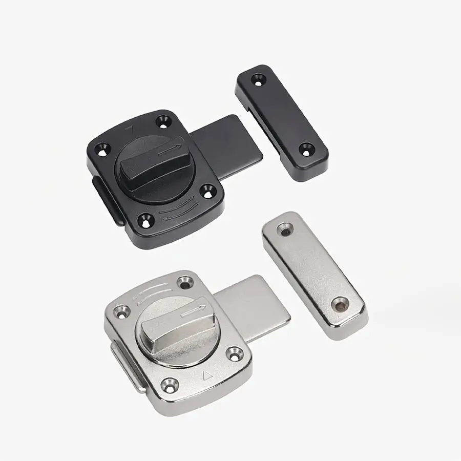 1/5/10/20/50/100pcs Zinc Alloy Door Latch Bolt, Bathroom and Bedroom Door Anti-theft Deadbolt, Reversible Latch for Left and Rig